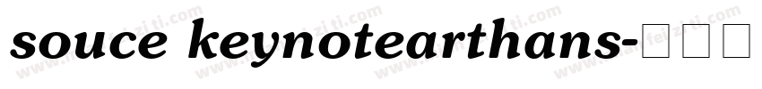 souce keynotearthans字体转换